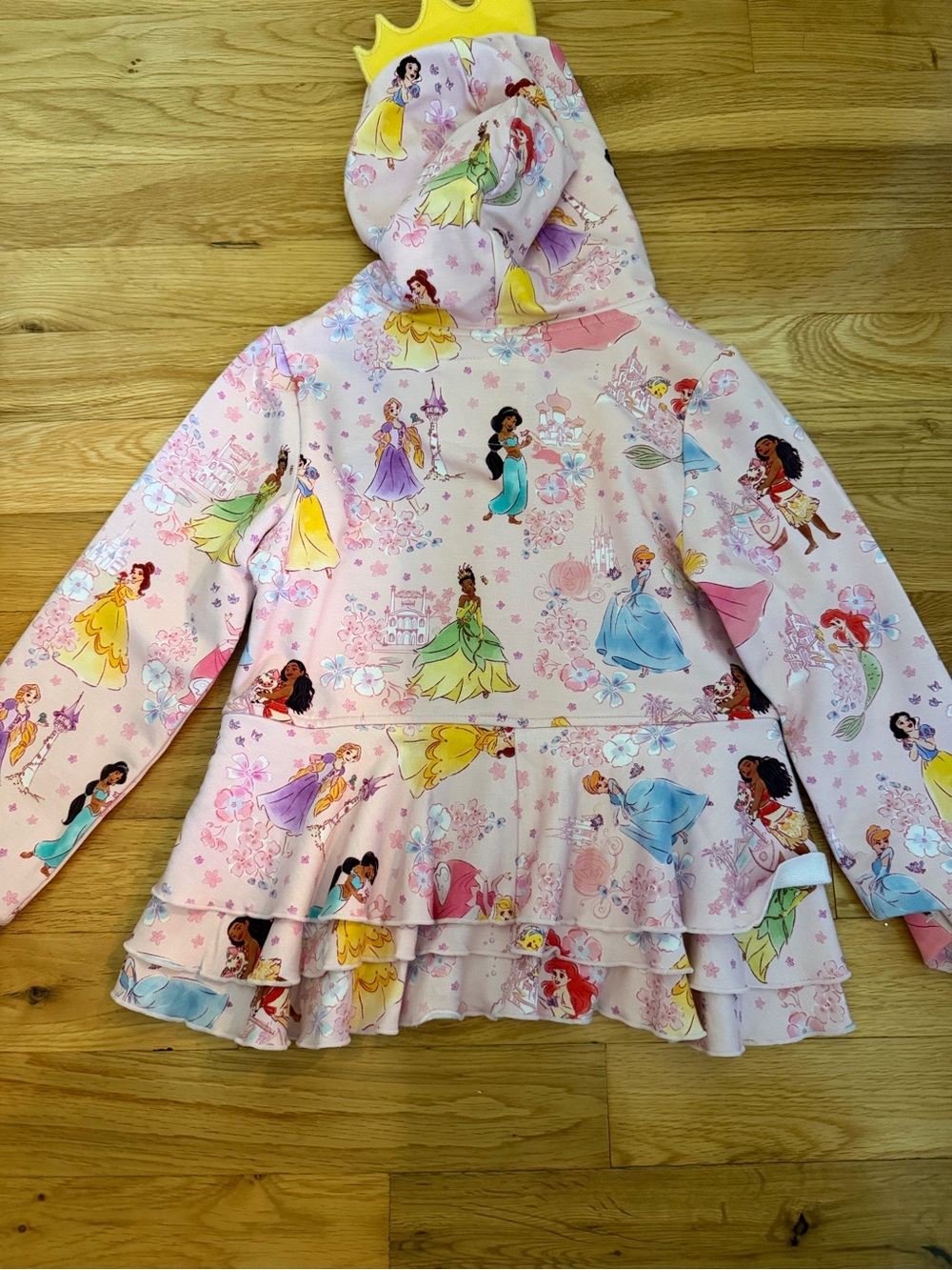 Little Sleepies Princess Peplum Zipup - Picture 3 of 3